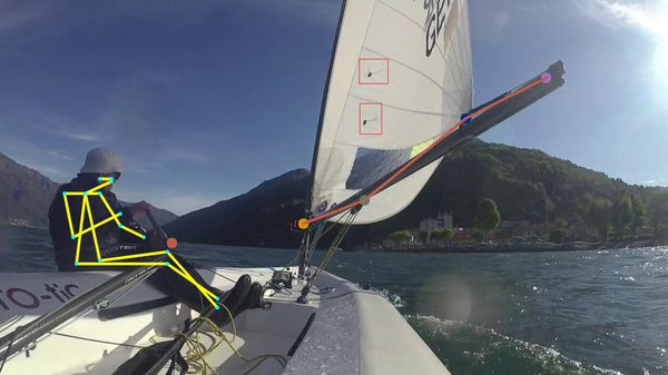 Keypoint detection applied to sailing boat components for sports analytics